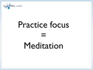 Meditation and Software