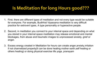 Meditation Passive and Active | PPT