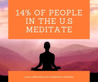 Meditation Statistics: Meditation statistics we uncovered