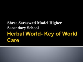 Shree Saraswati Model Higher
Secondary School
 