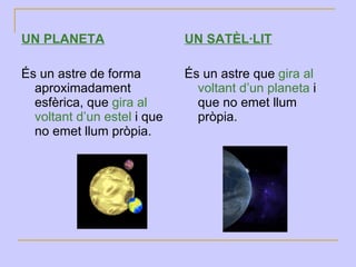 De nit, la lluna i els estels UTILITZANT TELESCOPI 