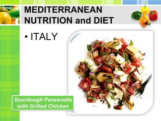 MEDITERRANEAN FOOD PYRAMID vs. USDA FOOD PYRAMID