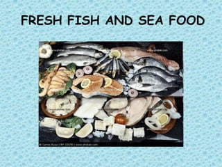 FRESH FISH AND SEA FOOD