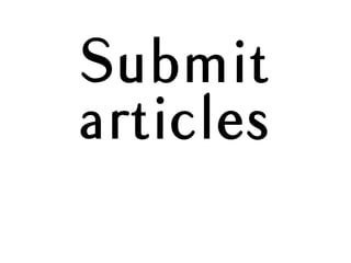 Submit
articles
 