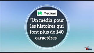 Medium outil de blogging