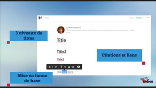 Medium outil de blogging