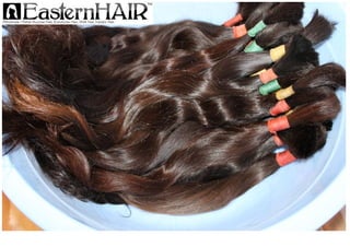 Natural Medium Brown Very Thick Soft Eastern European Hair Bundles for Extensions