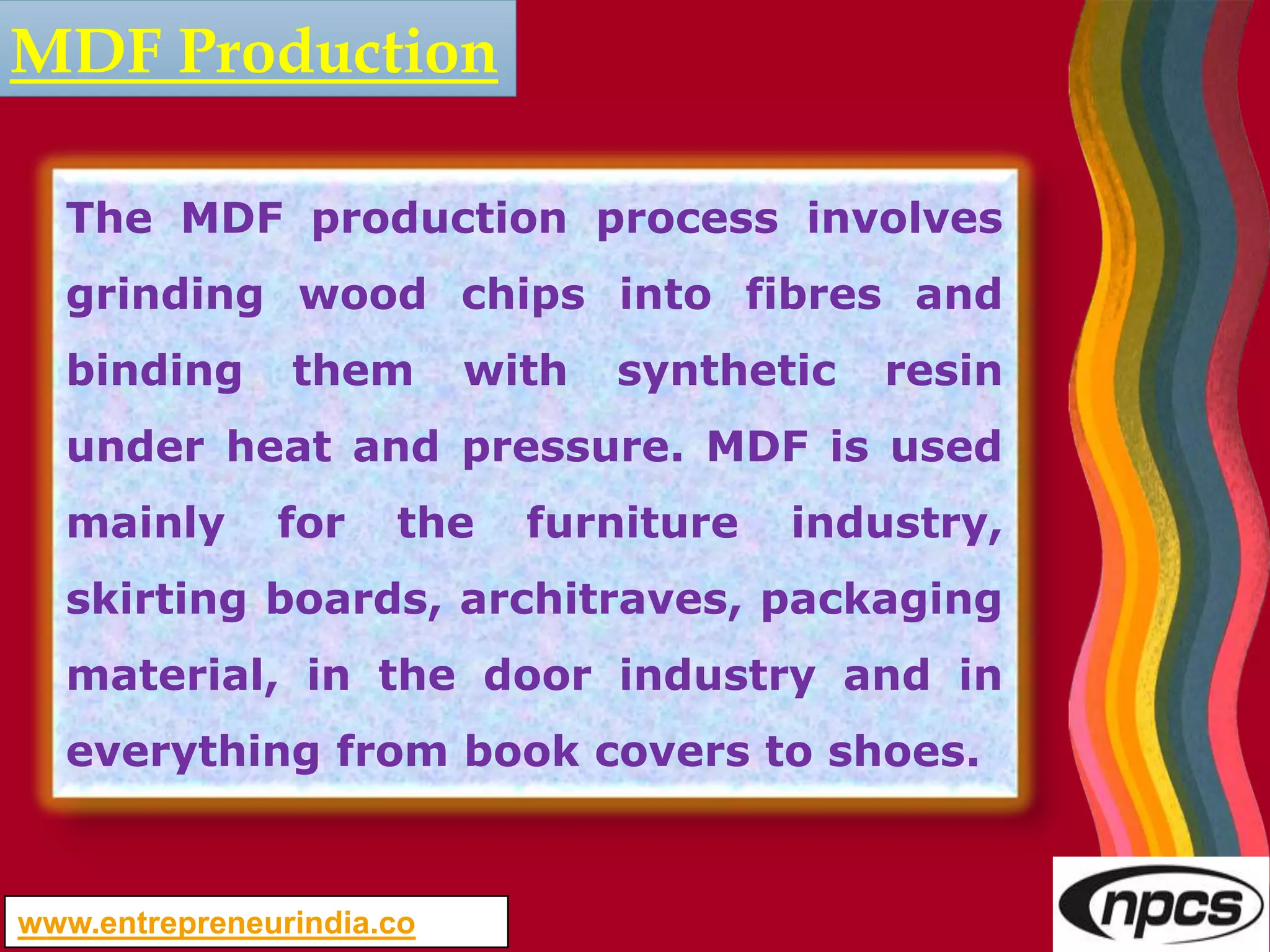MDF, Medium Density Fiberboard (Interior-use Engineered Wood Panel ...
