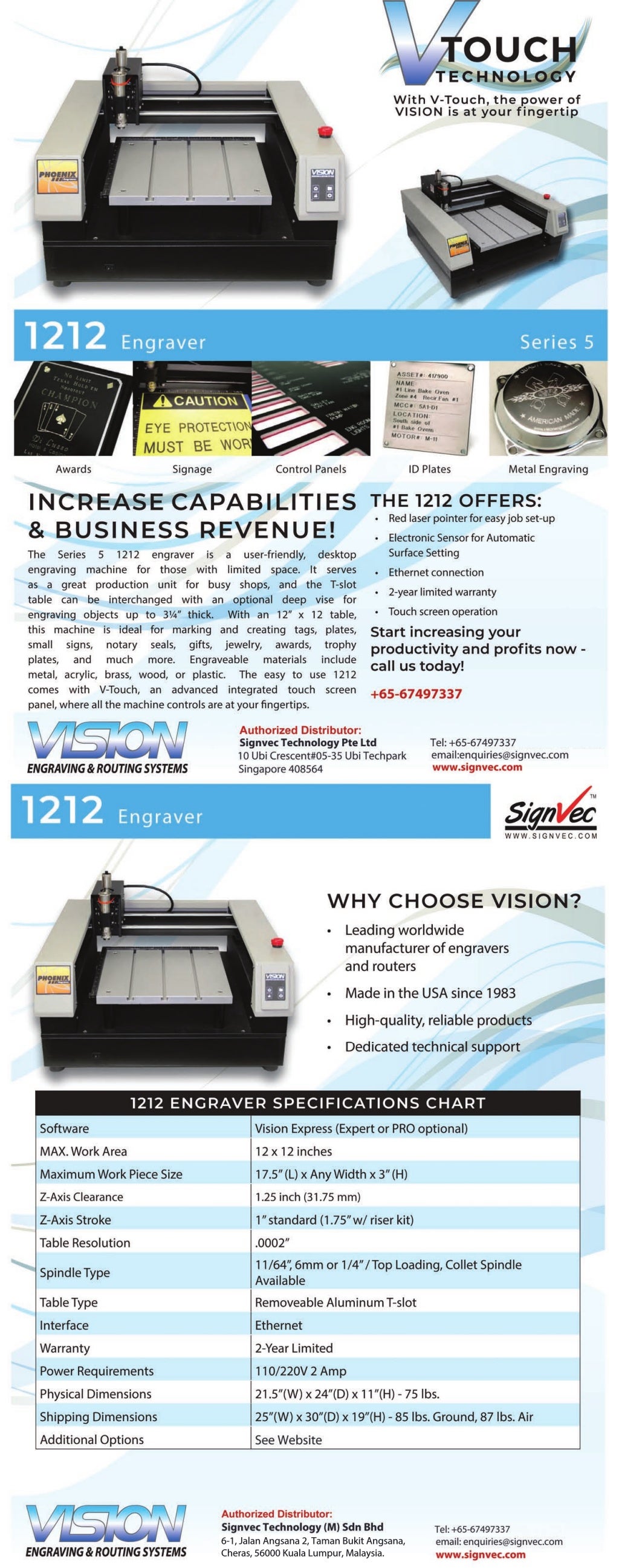 Medium Format Phoenix 1212 S5 Engraver PDF
