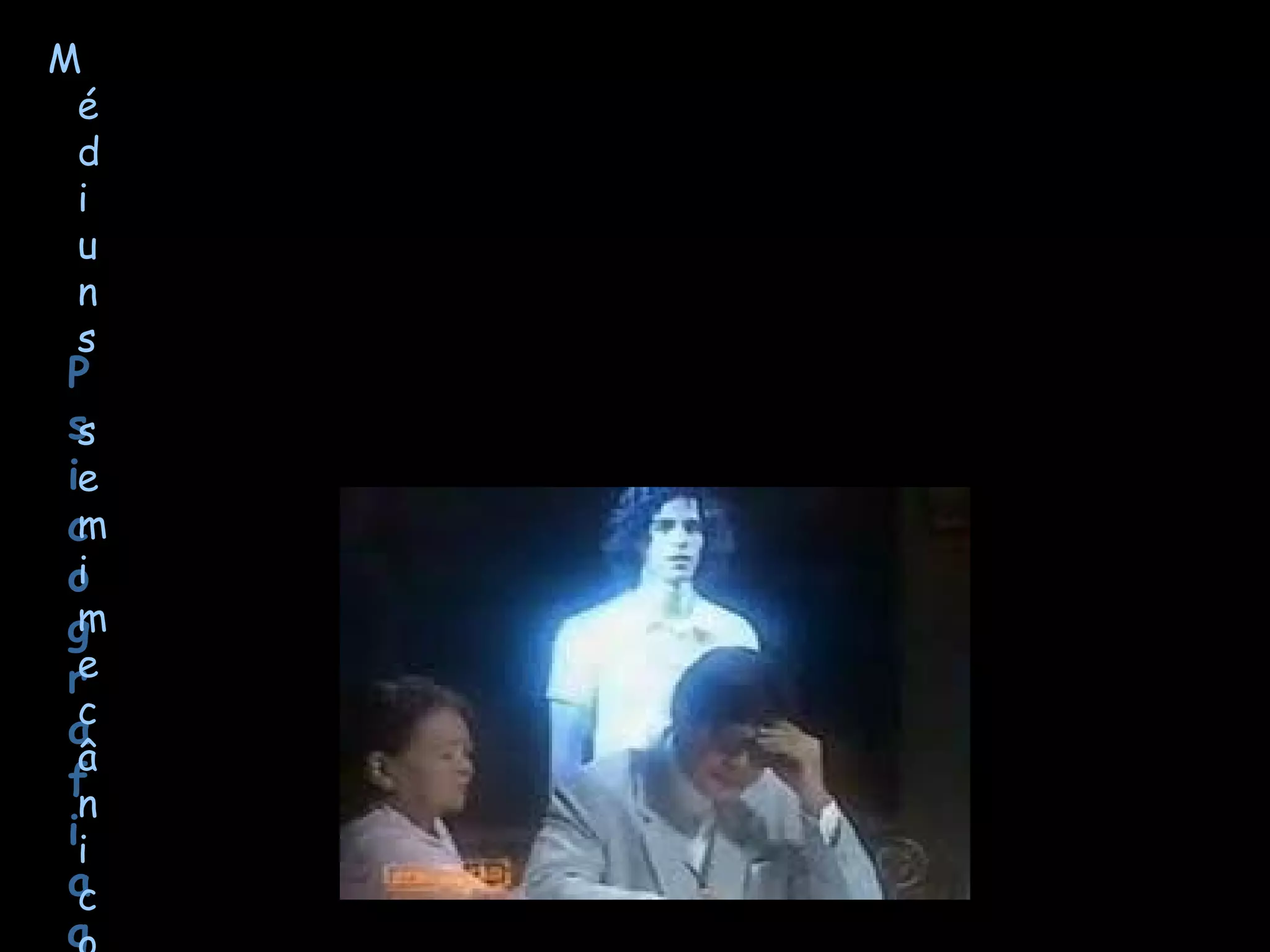 Psicografia que solucionaram crimes (09:06)
Médiuns semimecânicos
O médium tem consciência do que esta escrevendo porem
percebe a atuação sob seu sistema nervoso
 