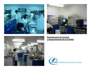 Departamento de Control
y Aseguramiento de la Calidad
 