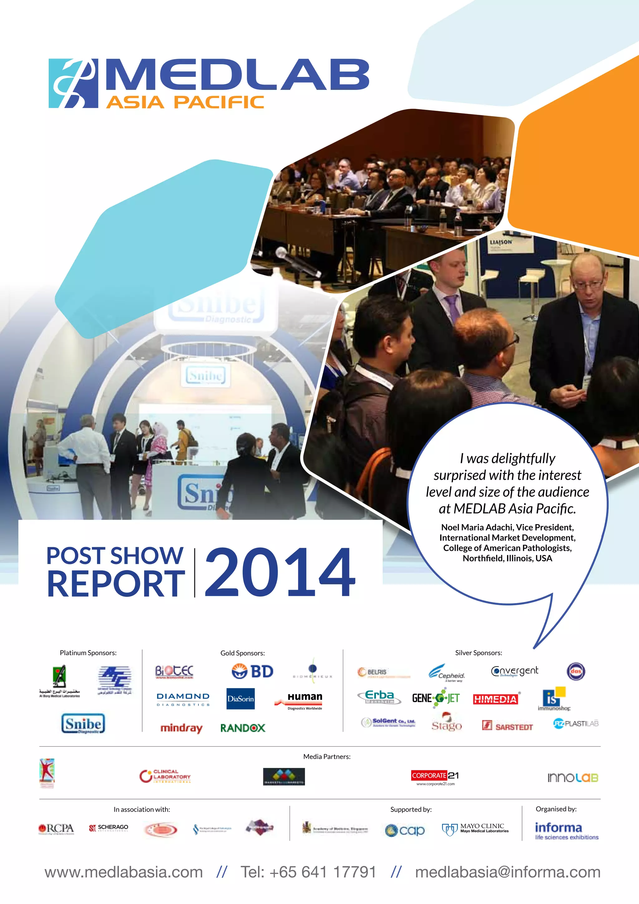 Medical Laboratory (MEDLAB) Asia Pacific Exhibition and Conferences in ...