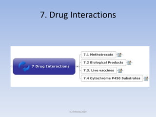 7. Drug Interactions
(C) Infoseg 2014
 