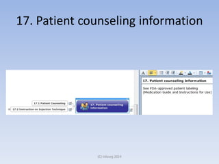 17. Patient counseling information
(C) Infoseg 2014
 