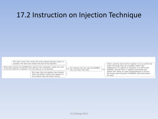 17.2 Instruction on Injection Technique
(C) Infoseg 2014
 