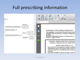 Full prescribing information
(C) Infoseg 2014
 