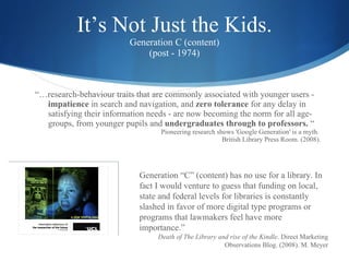Library Generation Is Problematic Future Roles for Medical Libraries and Librarians | PPT