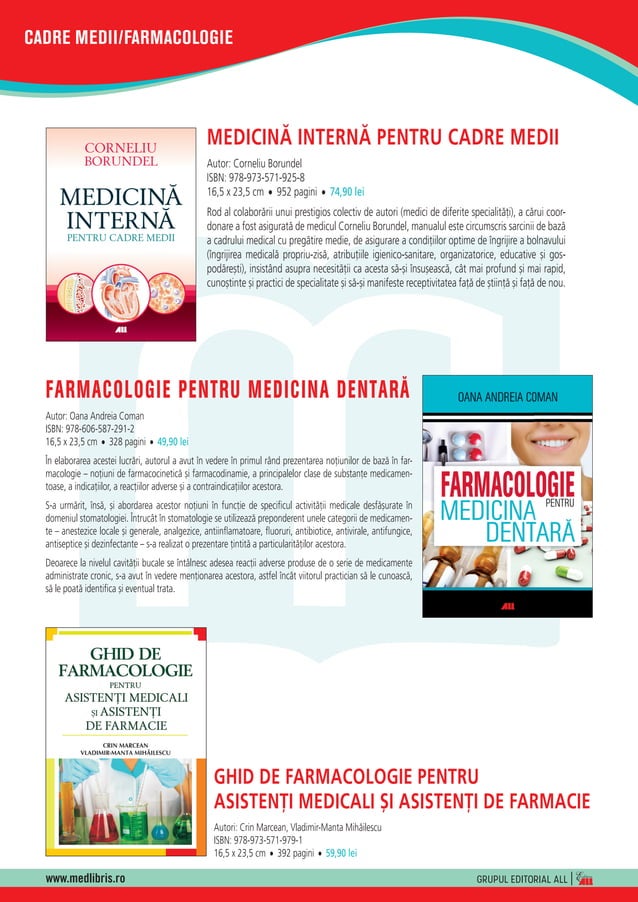 Medlibris catalog carti medicina 2018 pdf PDF