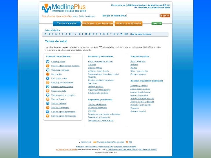 MedlinePlus en español