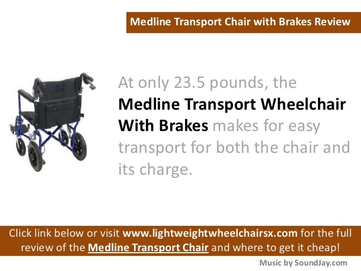 Medline Transport Wheelchair With Brakes Review