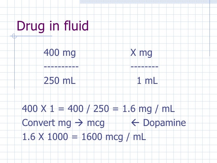 convert 1 mg to ml ml to mg conversion chart