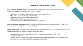 Safety Datbase MedSafe Database Design - A Pharmacovigilance database design | PPTX