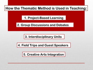 Teaching Methods and Approaches in History | PPTX