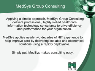 MedSys 2012 | PPT