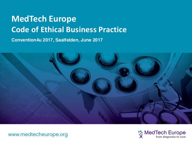 Medtech Europe Code Of Ethical Business Practice