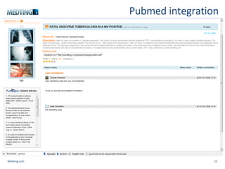 Pubmed integration Medting.com 