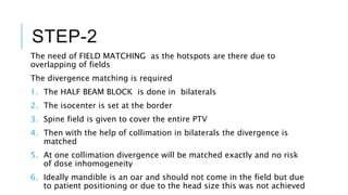Medulloblatoma - Field Matching In RT Planning - CSI | PPTX