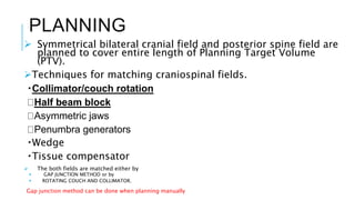 Medulloblatoma - Field Matching In RT Planning - CSI | PPTX