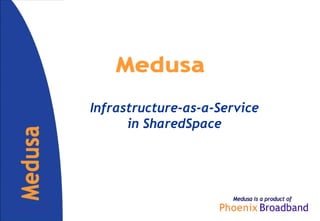 Infrastructure-as-a-Servicein SharedSpace Medusa is a product of 
