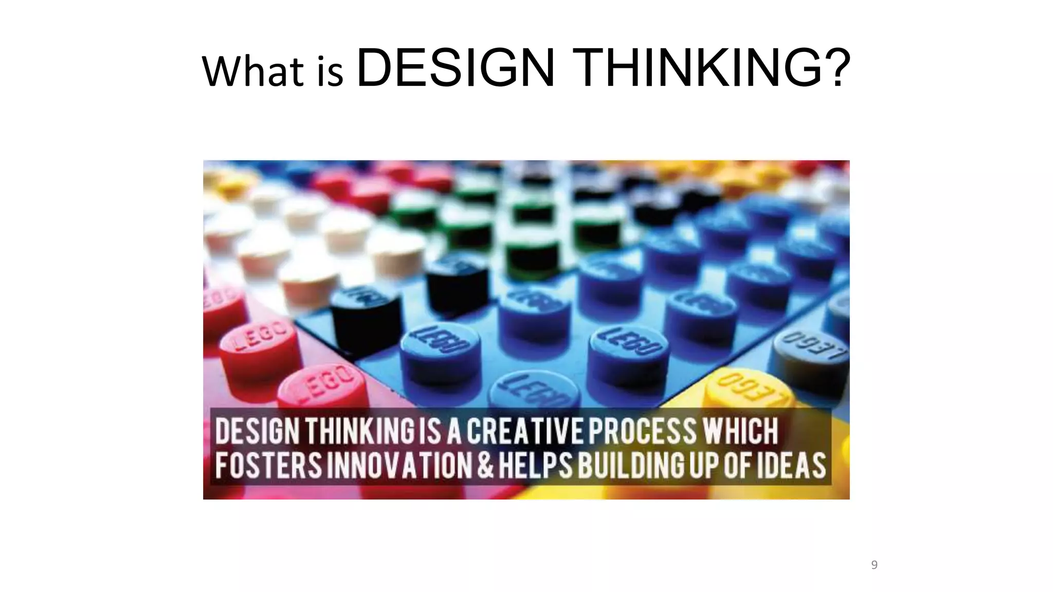 What is DESIGN THINKING?
9
 
