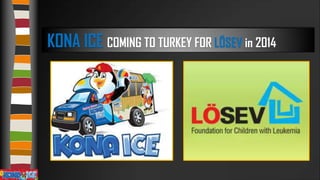 KONA ICE COMING TO TURKEY FOR LÖSEV in 2014

 