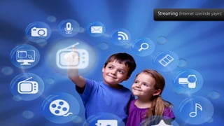 Streaming (İnternet üzerinde yayın)
 