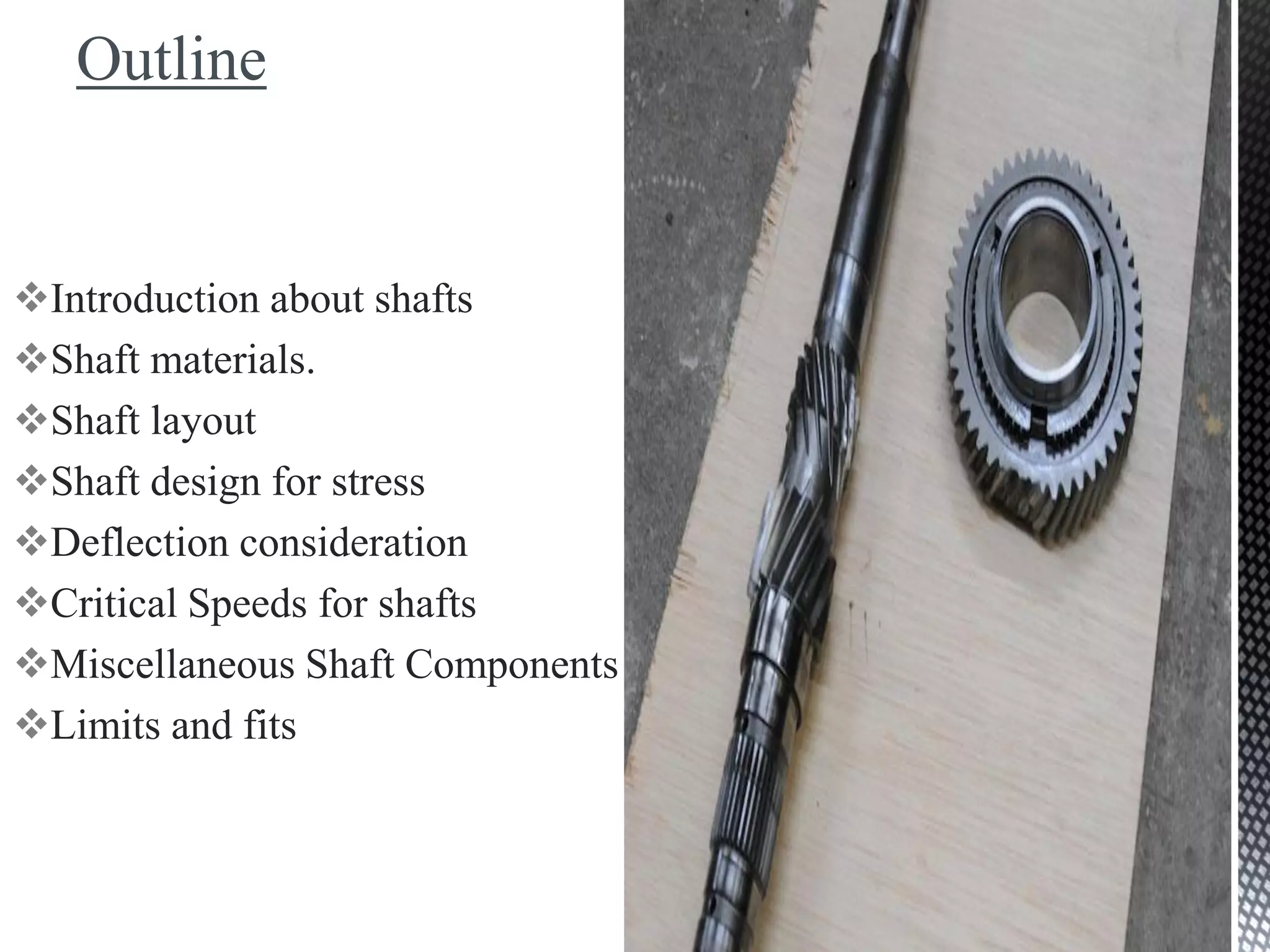 Shafts and Shafts Components | PDF