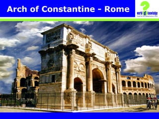 Arch of Constantine - Rome
 