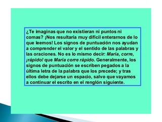 Signos de puntuación