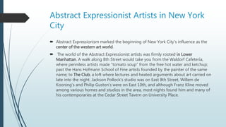 abstract expressionism | PPTX