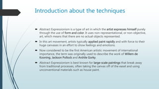 abstract expressionism | PPTX