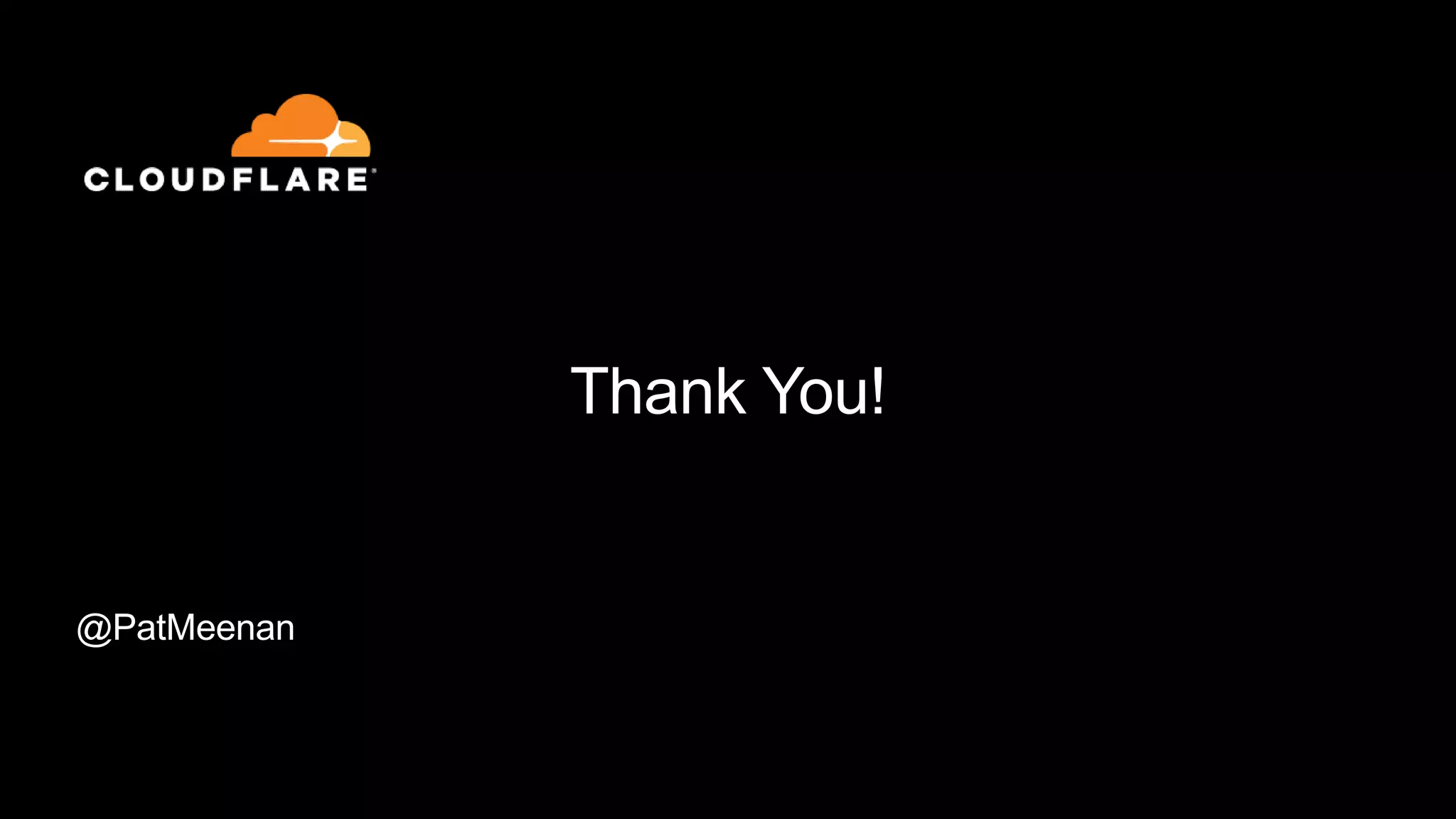 Thank You!
@PatMeenan
 