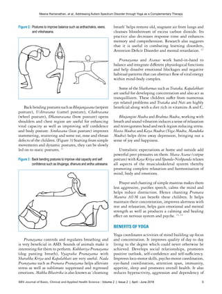Asd Posturing Addressing Autism Spectrum Disorder through Yoga as a Complementary ...
