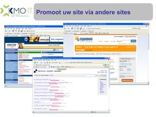 Promoot uw site via andere sites 