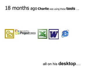 18 months  ago   Charlie  was using these  tools  ….. all on his  desktop …. 