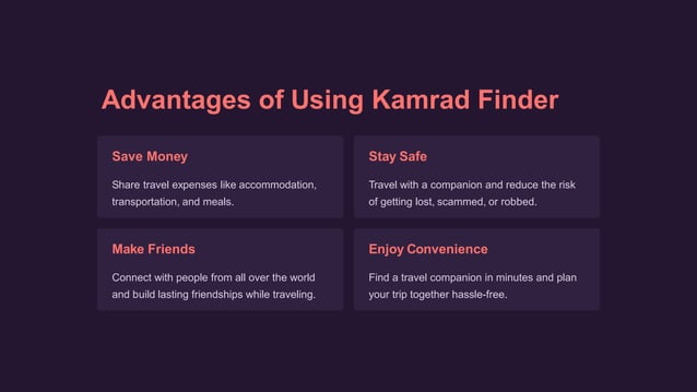 Find a Travel Buddy – Explore New Destinations Together | PPT