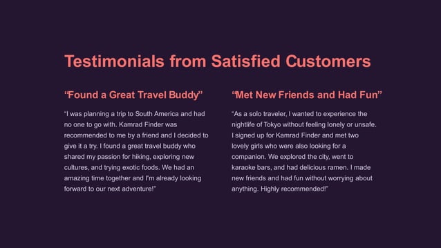 Find a Travel Buddy – Explore New Destinations Together | PPT