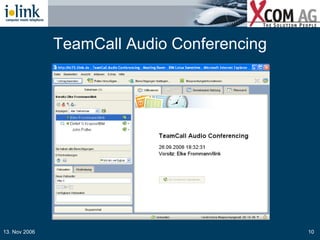 TeamCall Audio Conferencing 