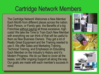 Cartridge Network Members ,[object Object]