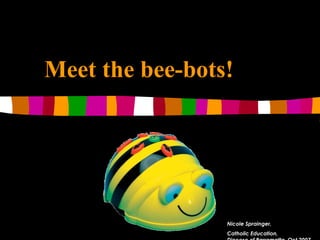 Meet the bee-bots! Nicole Sprainger, Catholic Education,  Diocese of Parramatta. Oct 2007 